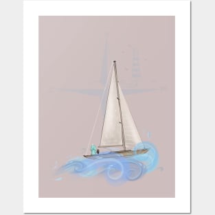 Elephant Tiffan & Yacht Posters and Art